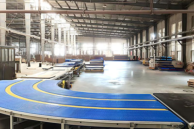 90-градусный поворотный конвейер